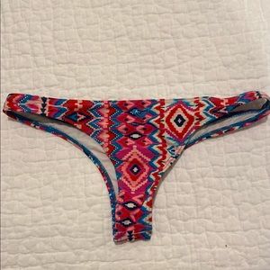 Cheeky tribal swim suit bikini bottoms